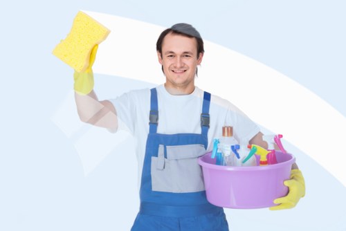 Organised property clearance process inside a Clapham home