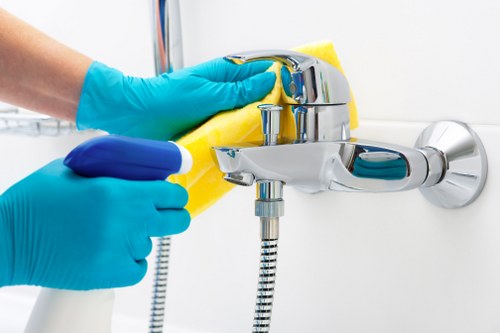 Professional deep cleaning tools and supplies for Clapham properties