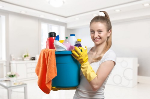 End of tenancy cleaners in Clapham restoring a rental property