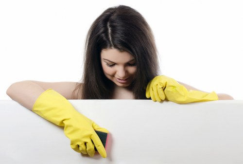 Eco-friendly window cleaning service for a Clapham property